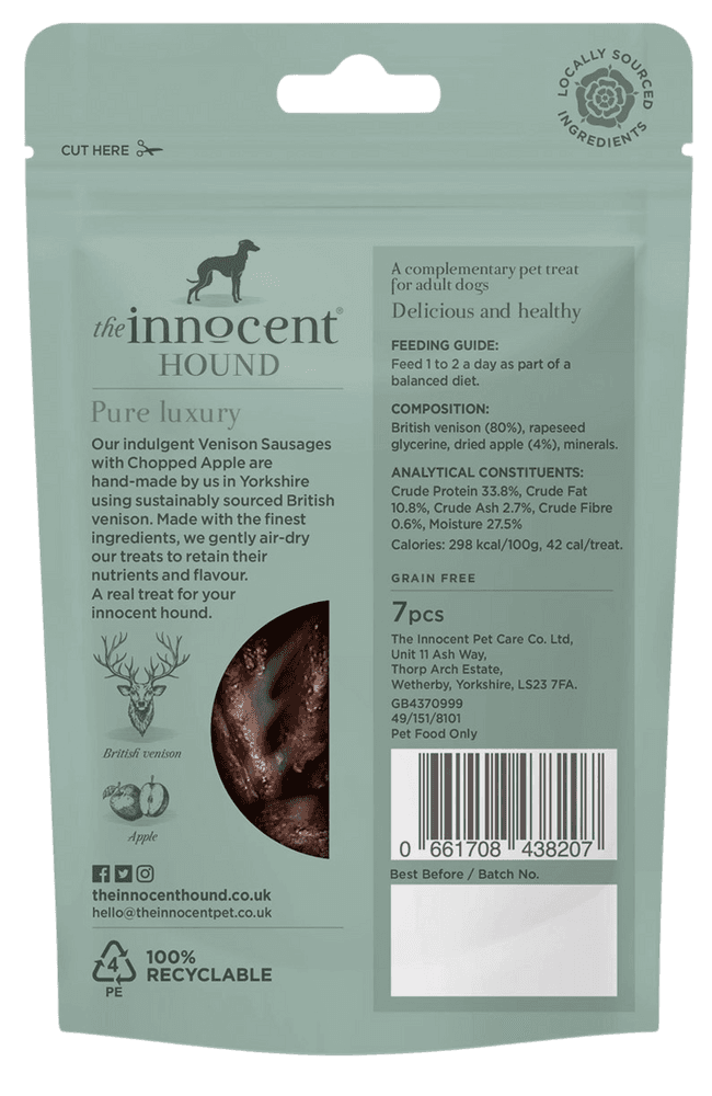 Venison Sausages 7 pcs, view: 1