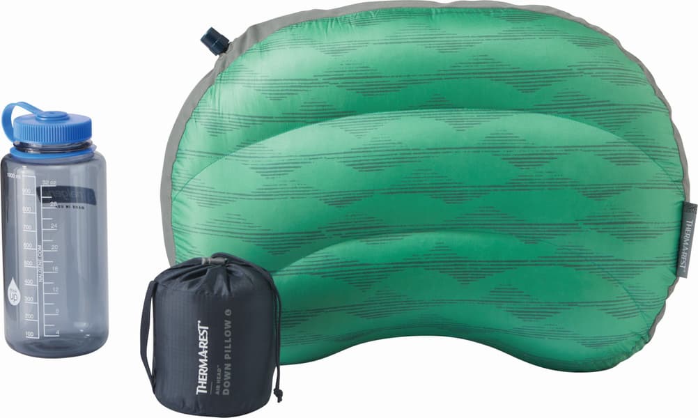 Air Head Down Pillow L Green Mountains, view: 2