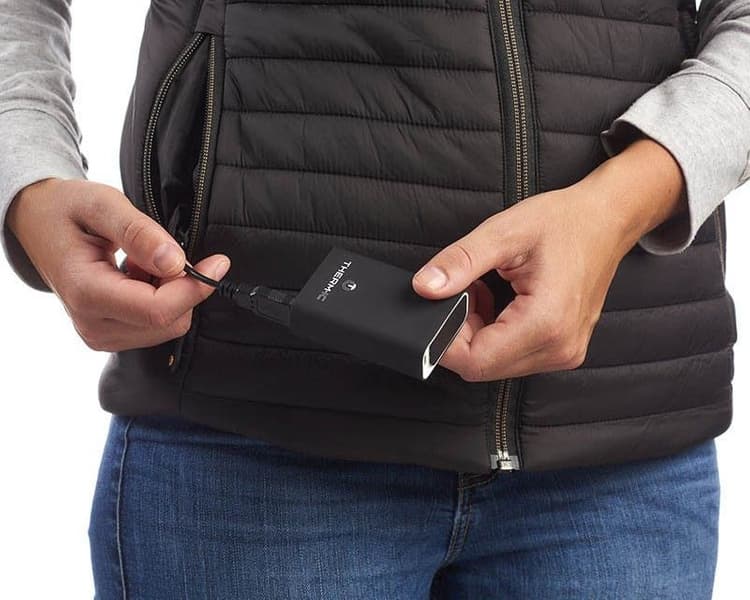 Therm-Ic M's Power Vest Heat Boost Black, view: 5