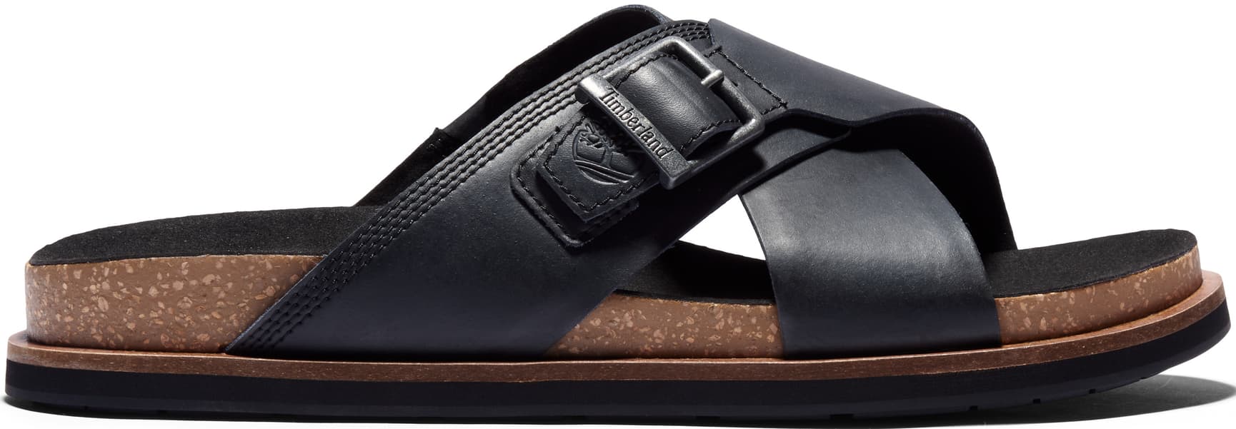 Mens Amalfi Vibes Cross Strap Sandal Jet Black, view: 0