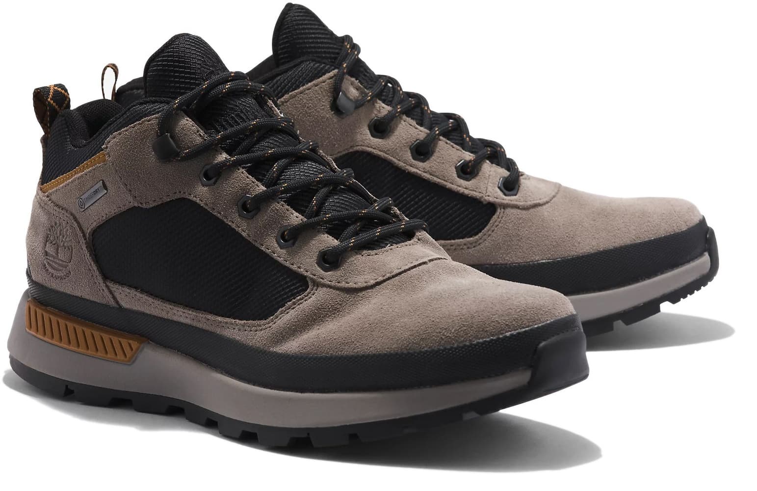 M's Field Trekker Low Waterproof Suede Medium Grey, view: 1