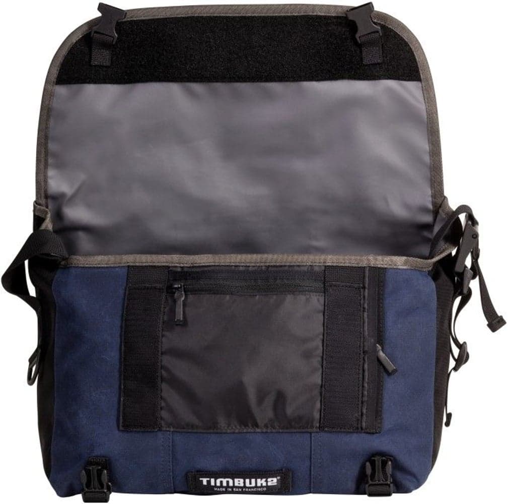 Classic Messenger M 21 liter Navy Waxed Canvas, view: 1
