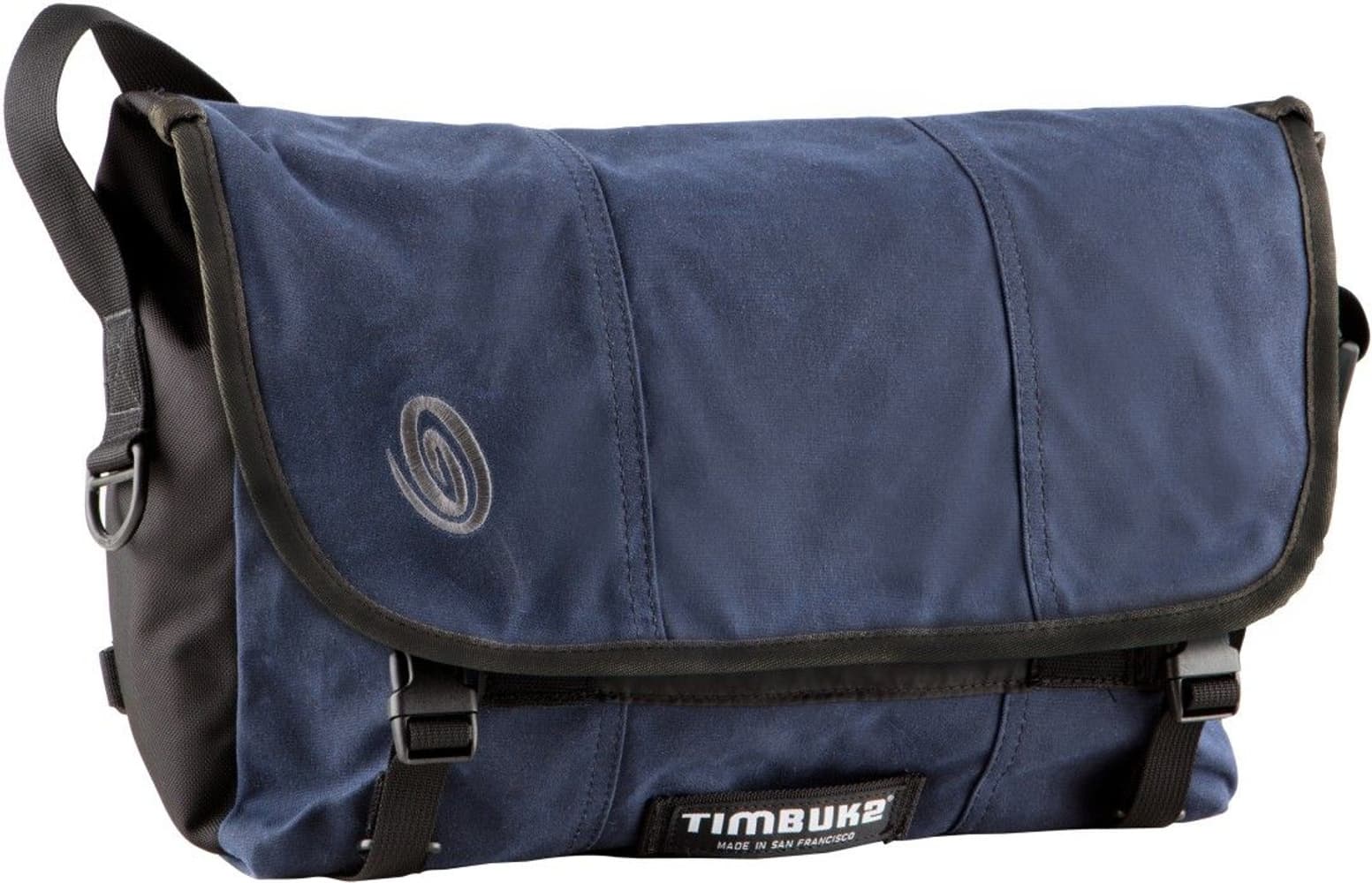 Classic Messenger M 21 liter Navy Waxed Canvas, view: 0