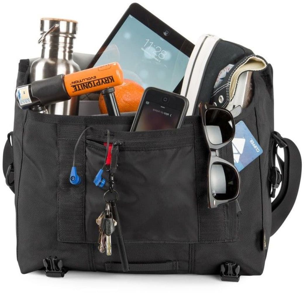 Classic Messenger S 14 liter Dark Oak Waxed Canvas, view: 2