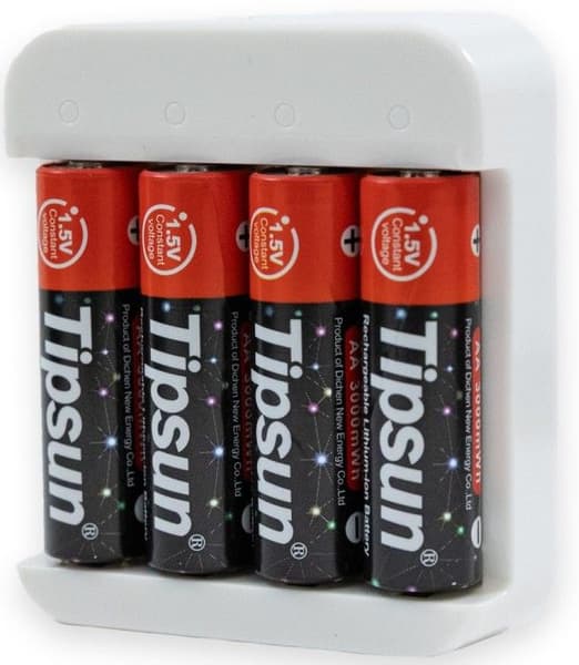 1.5V AA Uppladdningsbara Lithium-ion Vit, view: 0
