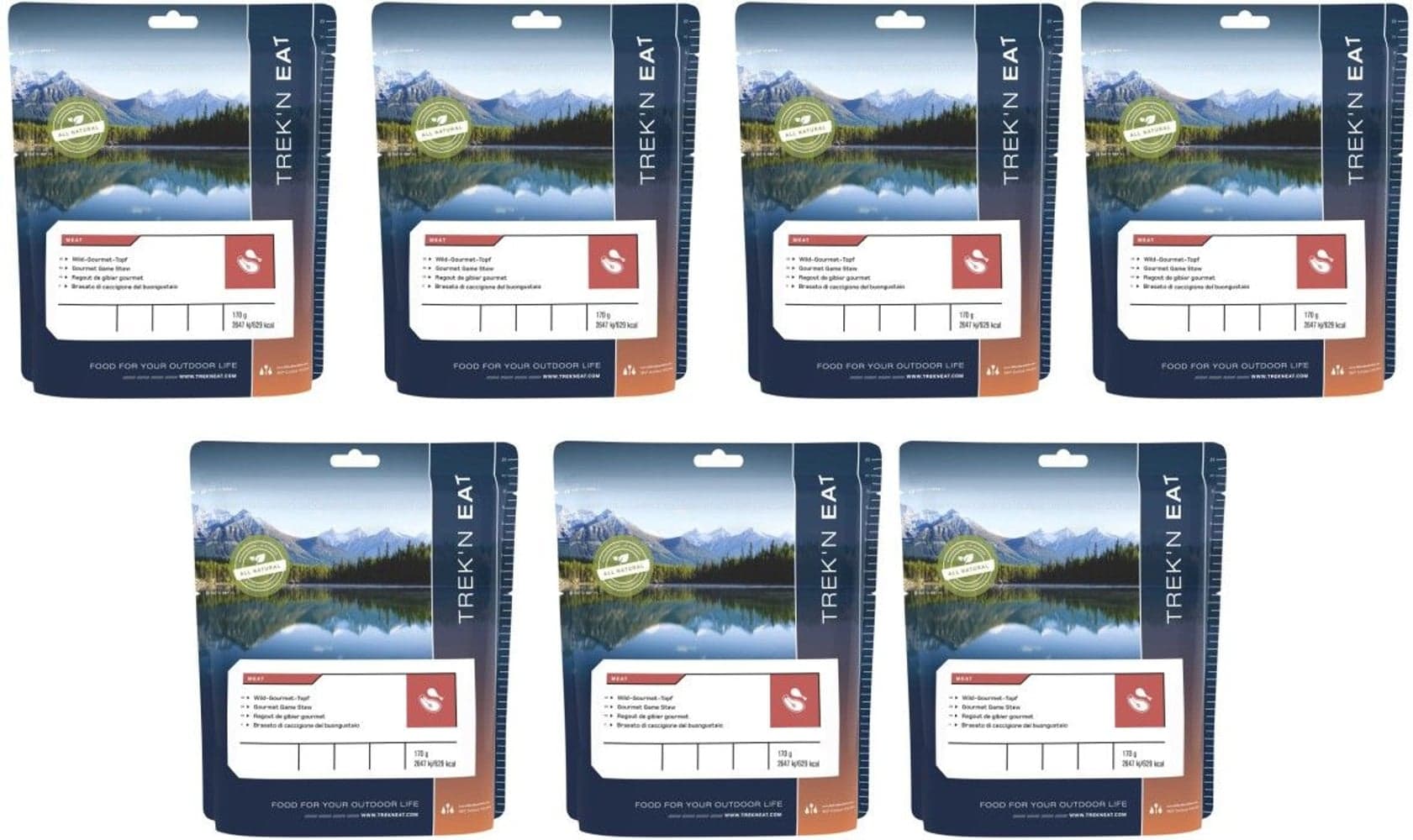 Trek 'N Eat Gourmet viltgryta 7-pack, view: 0