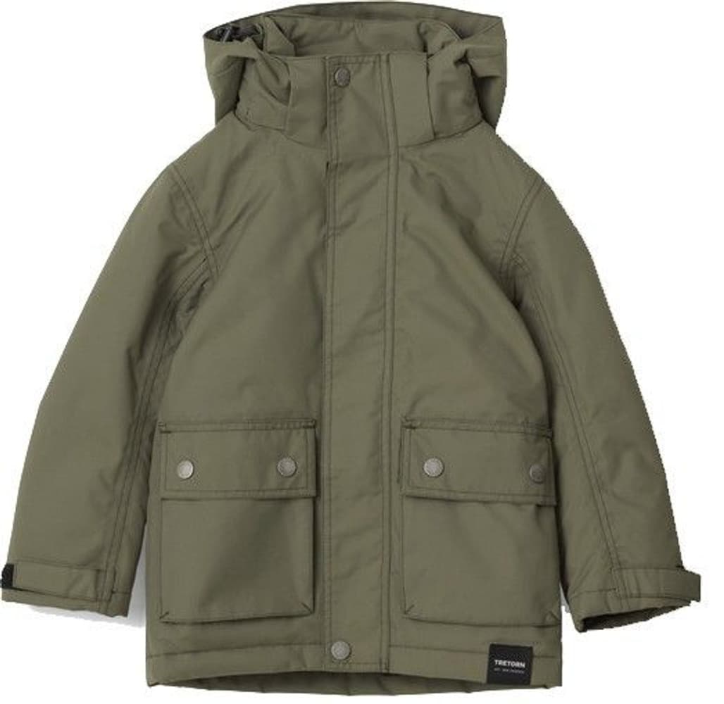 Kids Clart Parka Field Green, view: 0