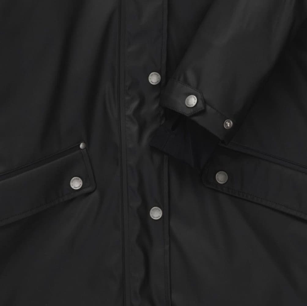 W's Padded Raincoat Black, view: 2