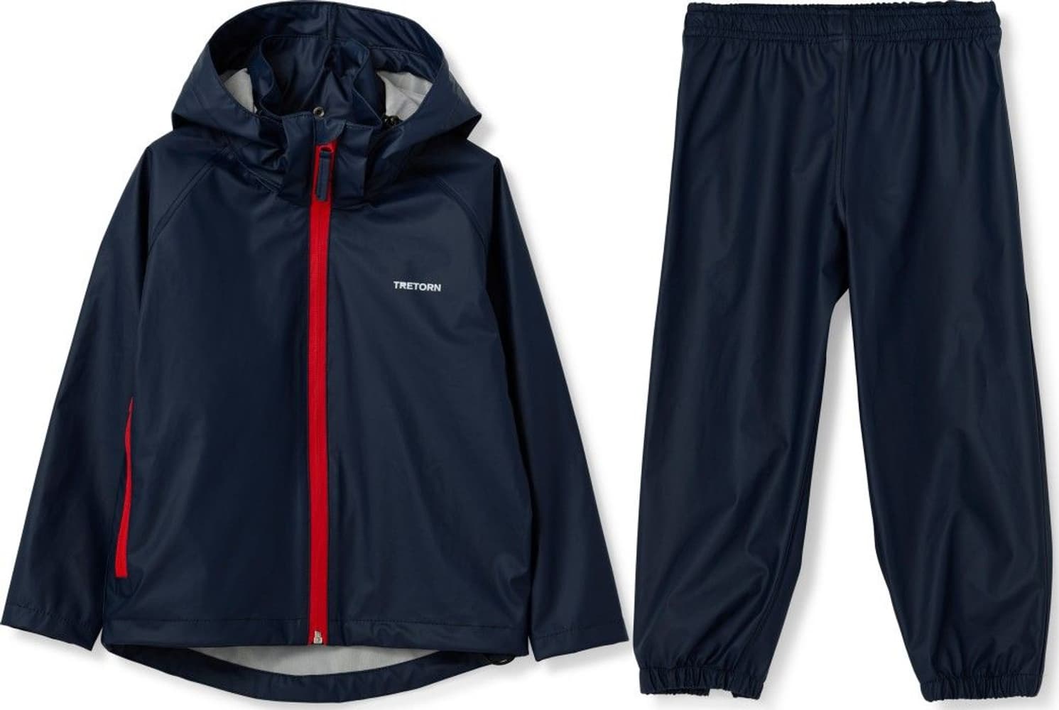 Kids Packable Rainset Navy, view: 0