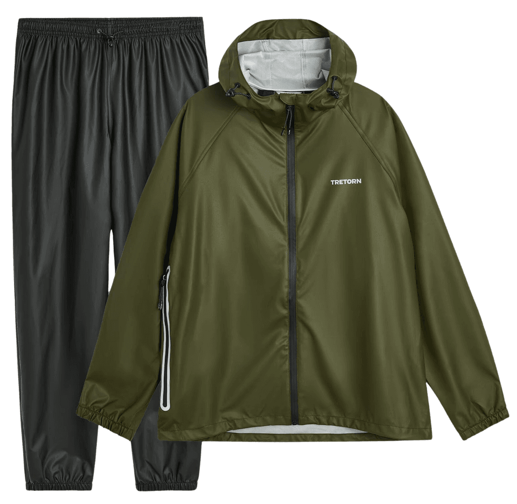 Packable Rainbreaker Set Forest Green, view: 0