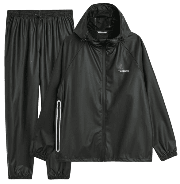 Packable Rainbreaker Set Black, view: 0