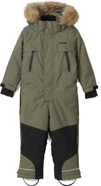 Kids Sarek Expedition Overall Field Green, view: 0