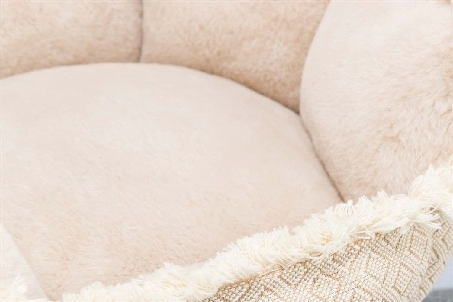 Boho Bädd 65 × 65 cm Beige, view: 2