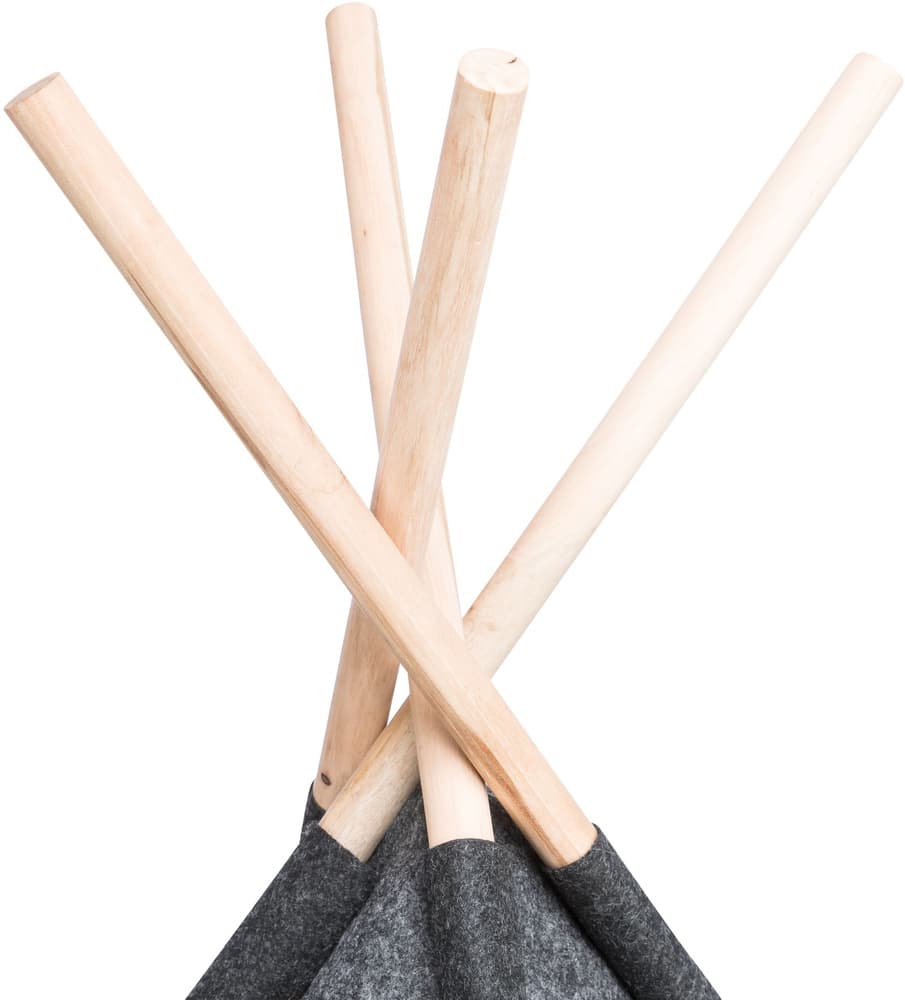 Tipi Filt Antracit 70x70x70 cm, view: 3