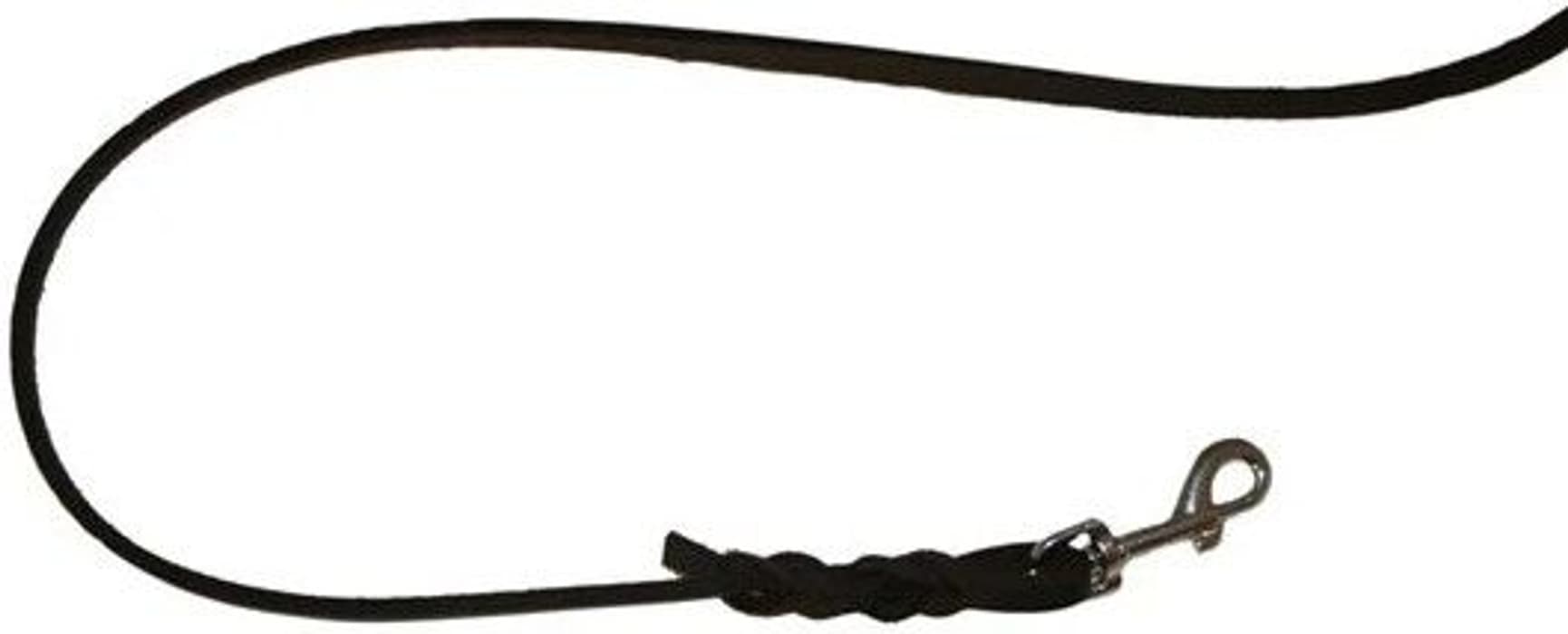 Koppel Svart Råläder 6 mm/180 cm, view: 0