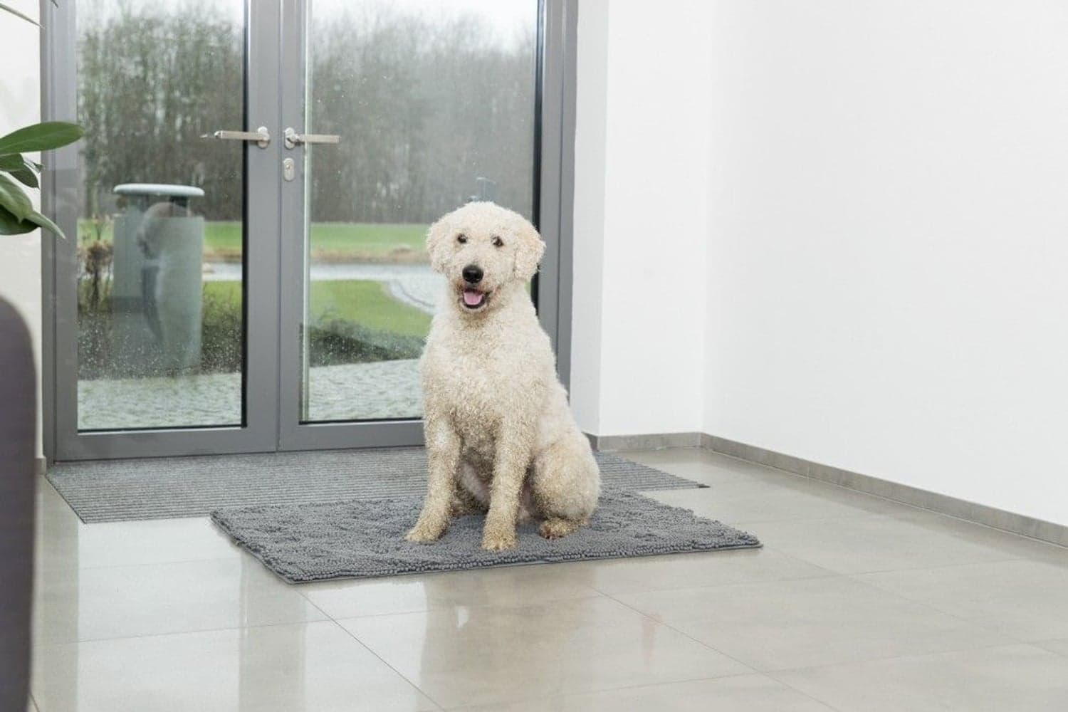 Smutsabsorberande Matta 60×50cm Grå, view: 3