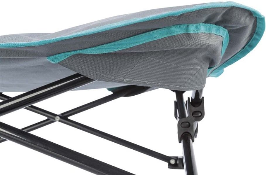 Campingsäng 69x20x69 cm Mörkgrå/Petrol, view: 5
