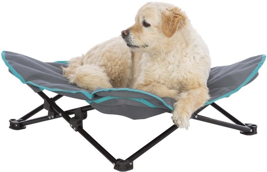 Campingsäng 69x20x69 cm Mörkgrå/Petrol, view: 2