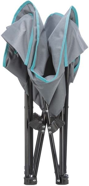 Campingsäng 69x20x69 cm Mörkgrå/Petrol, view: 7