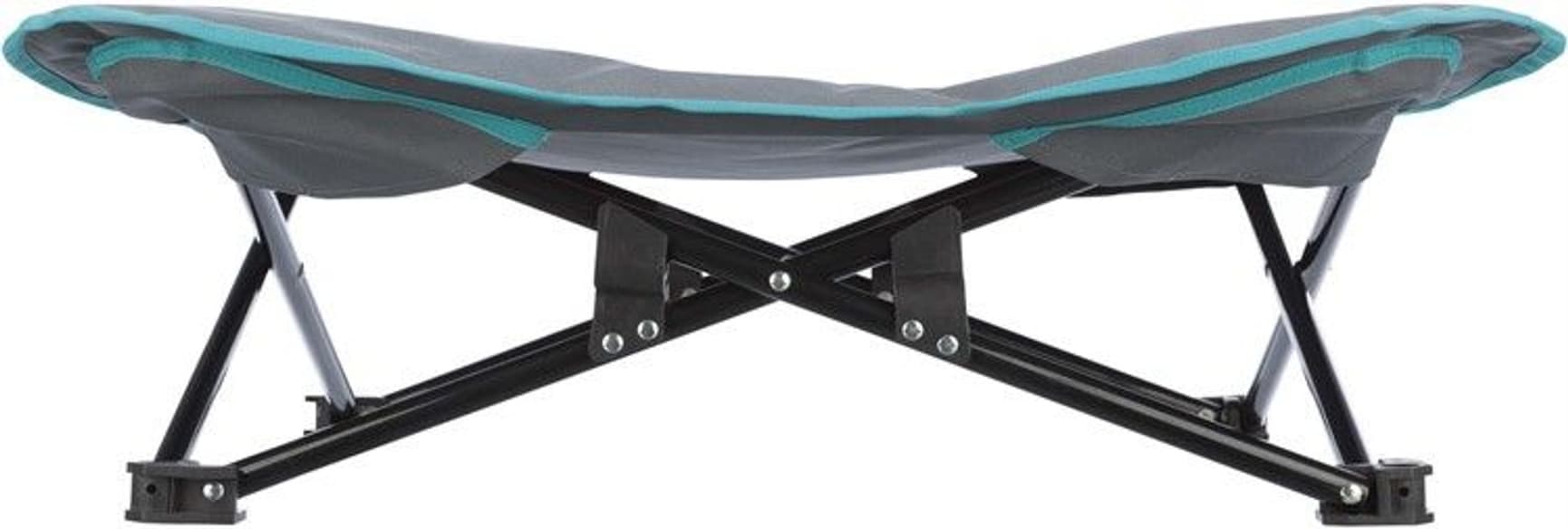 Campingsäng 69x20x69 cm Mörkgrå/Petrol, view: 1