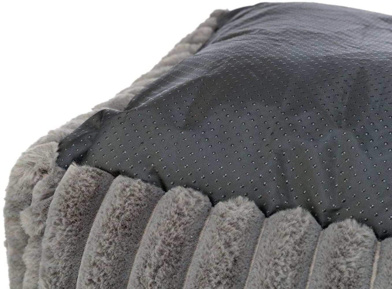 Lonni Bädd Manchester Plysch 80 x 60 cm Grå, view: 4