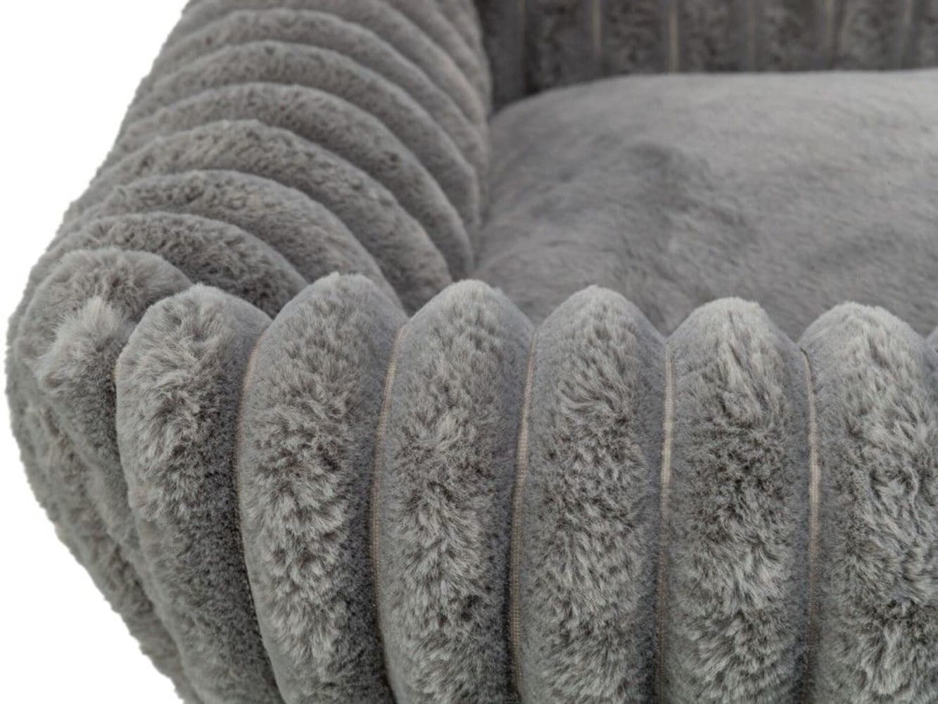 Lonni Bädd Manchester Plysch 80 x 60 cm Grå, view: 3