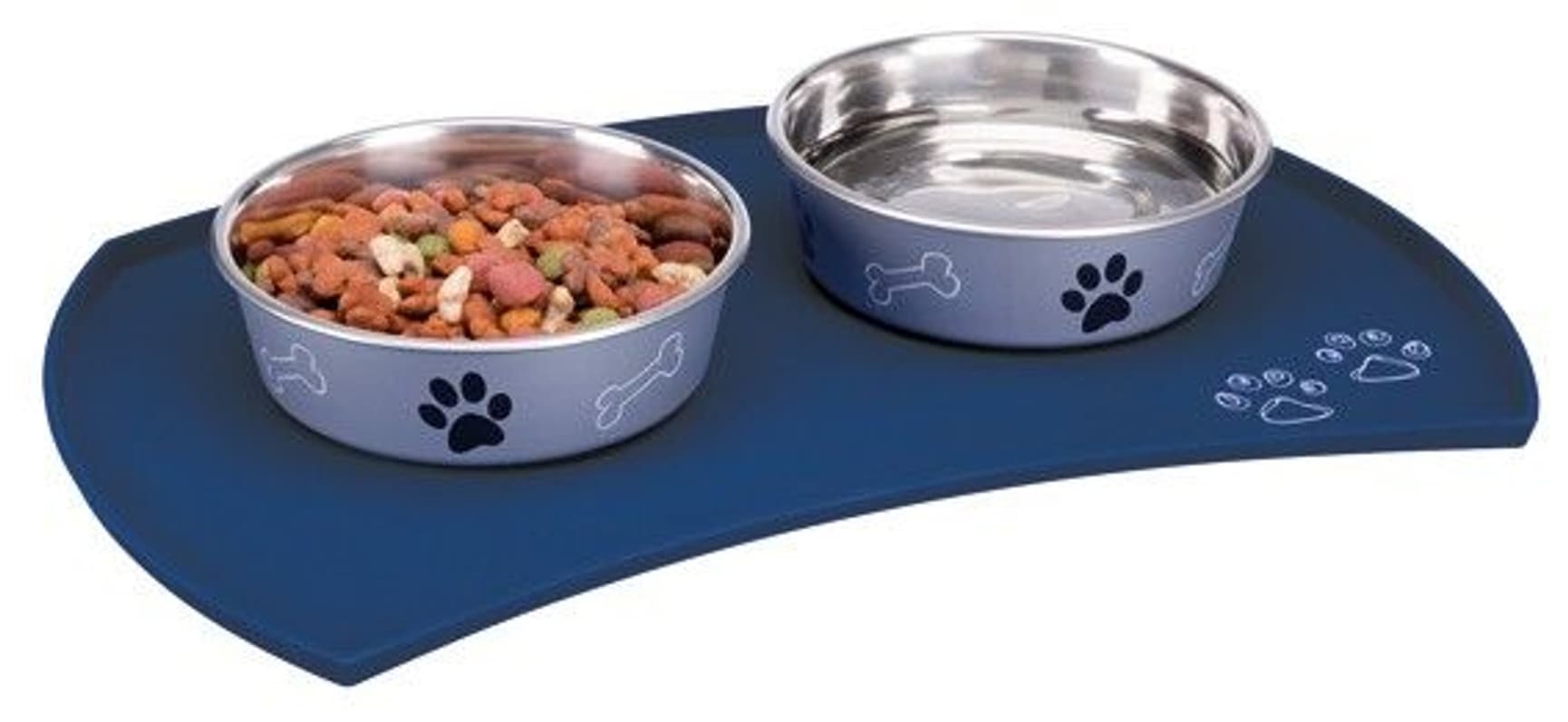 Matskålsunderlägg Silikon 48 x 27 cm Blå, view: 1