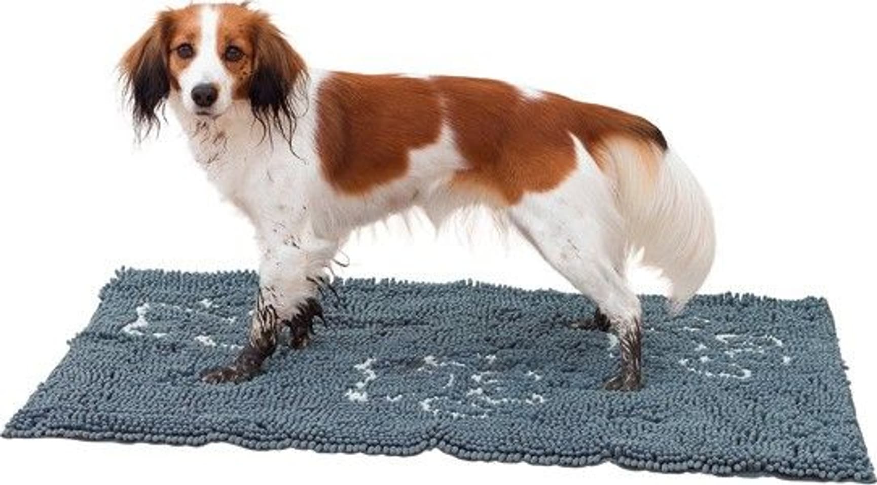 Smutsabsorberande Matta Vattentät Nonslipbotten 80 x 55 cm Grå, view: 1