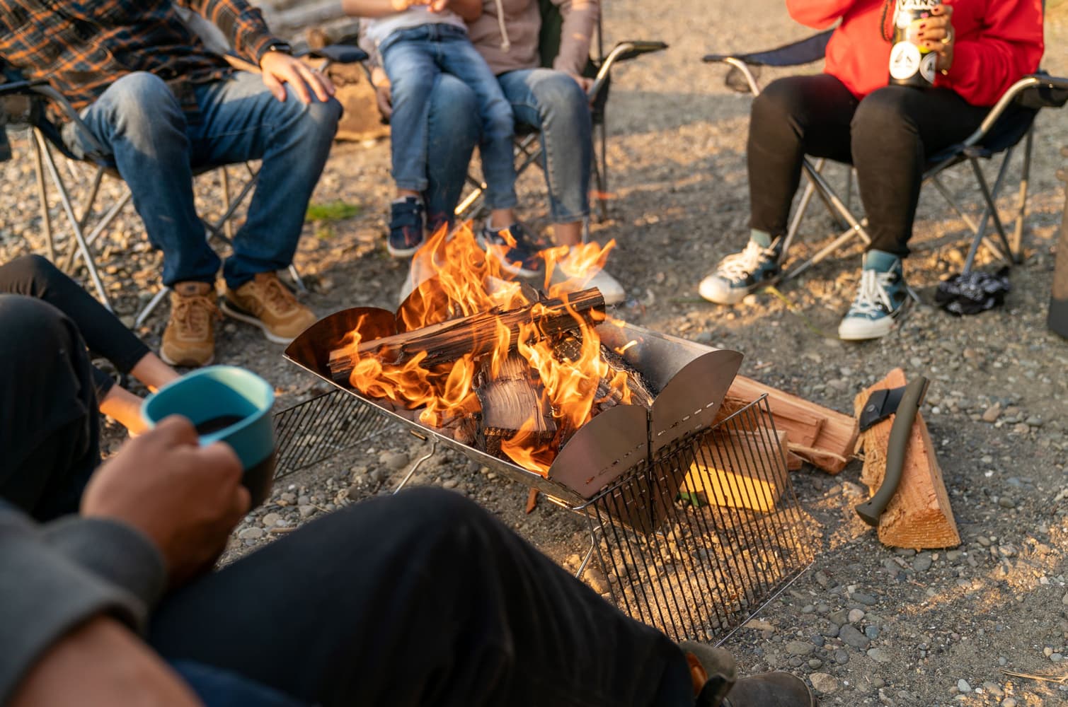 XL FlatPack Grill for 6-8 people, view: 6