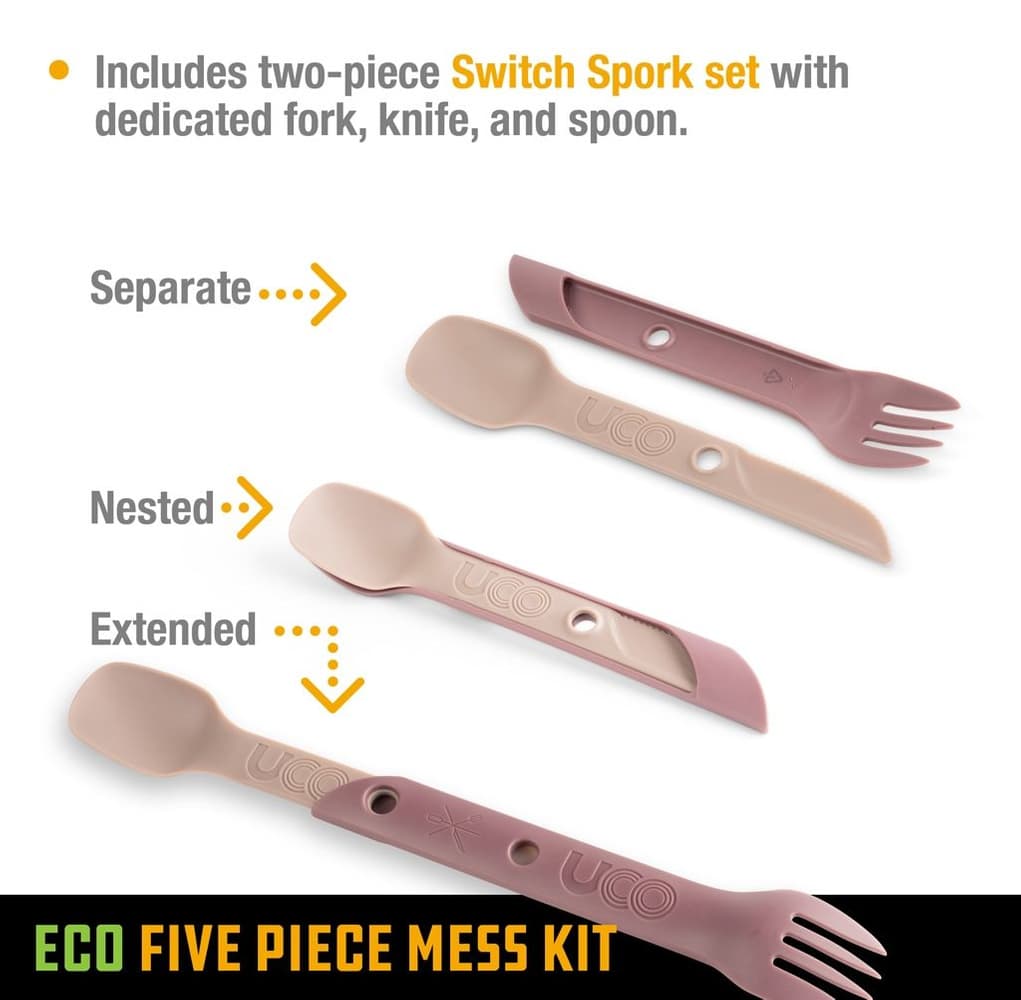 Mess Kit ECO 5 Pieces PlumPurple, view: 3