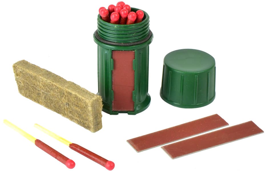 FireStarting Kit - Matches Tinder and Case, view: 0