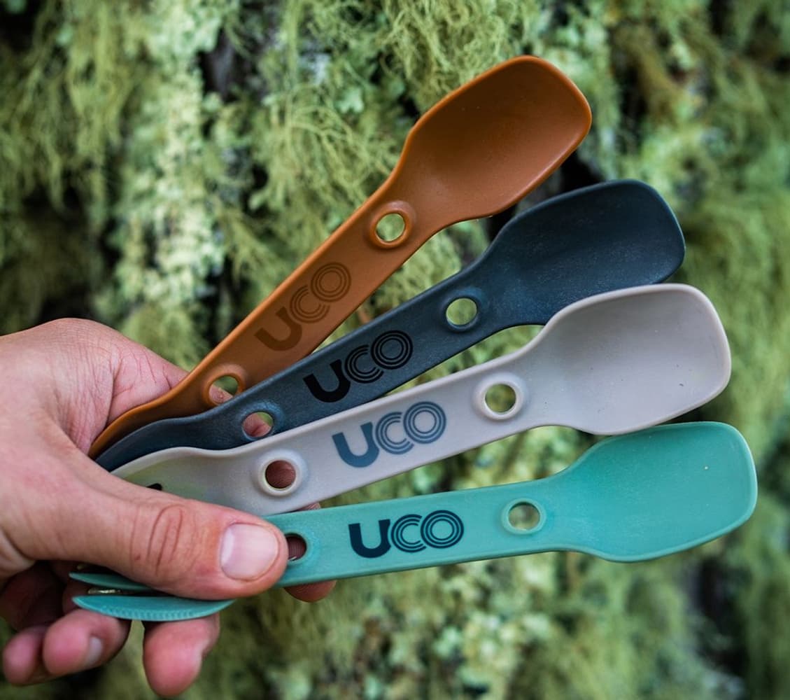 Utility Spork 2Pk with cord Gold + Sky Blue, view: 3