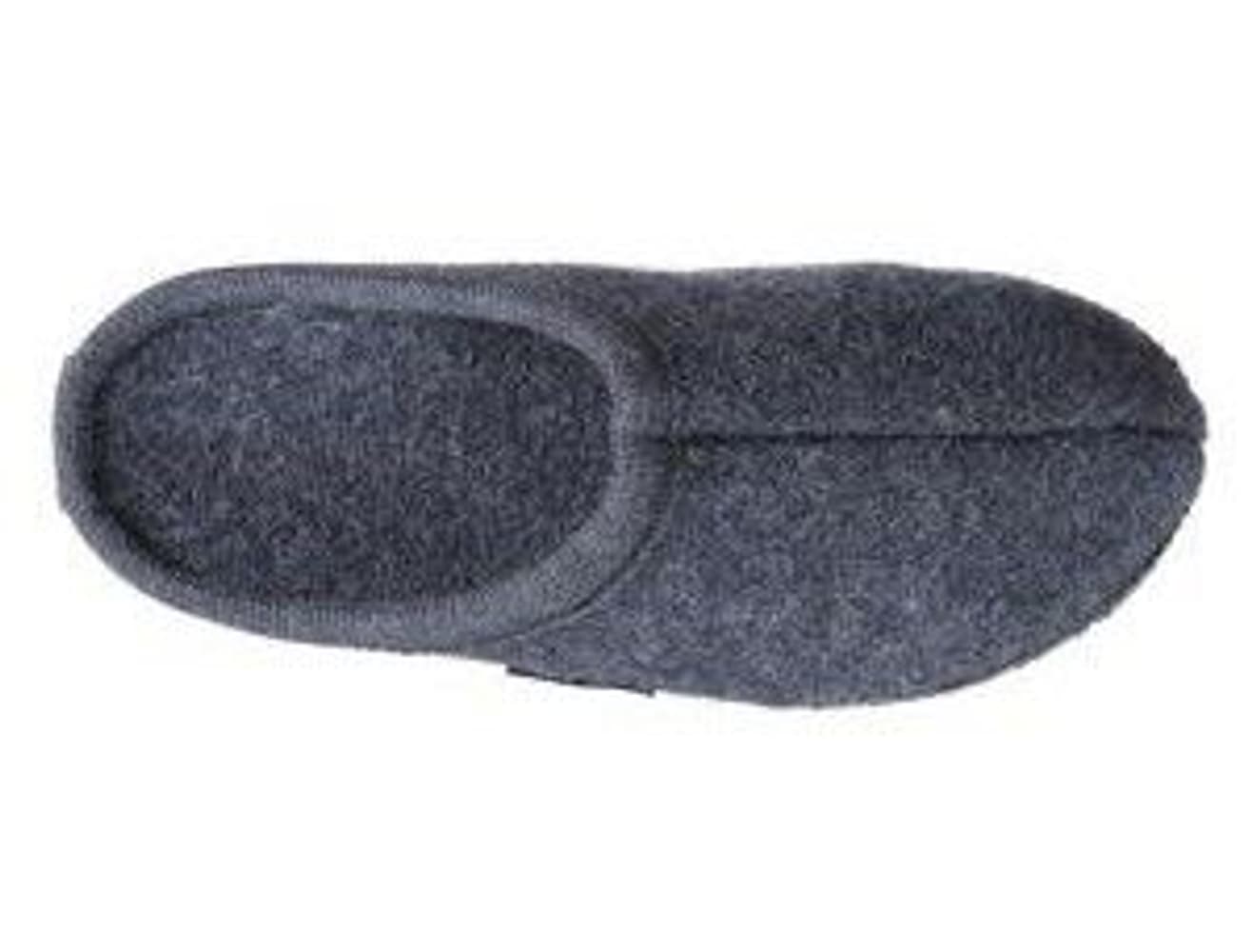 Original M's Wool Slippers Black Melange, view: 2