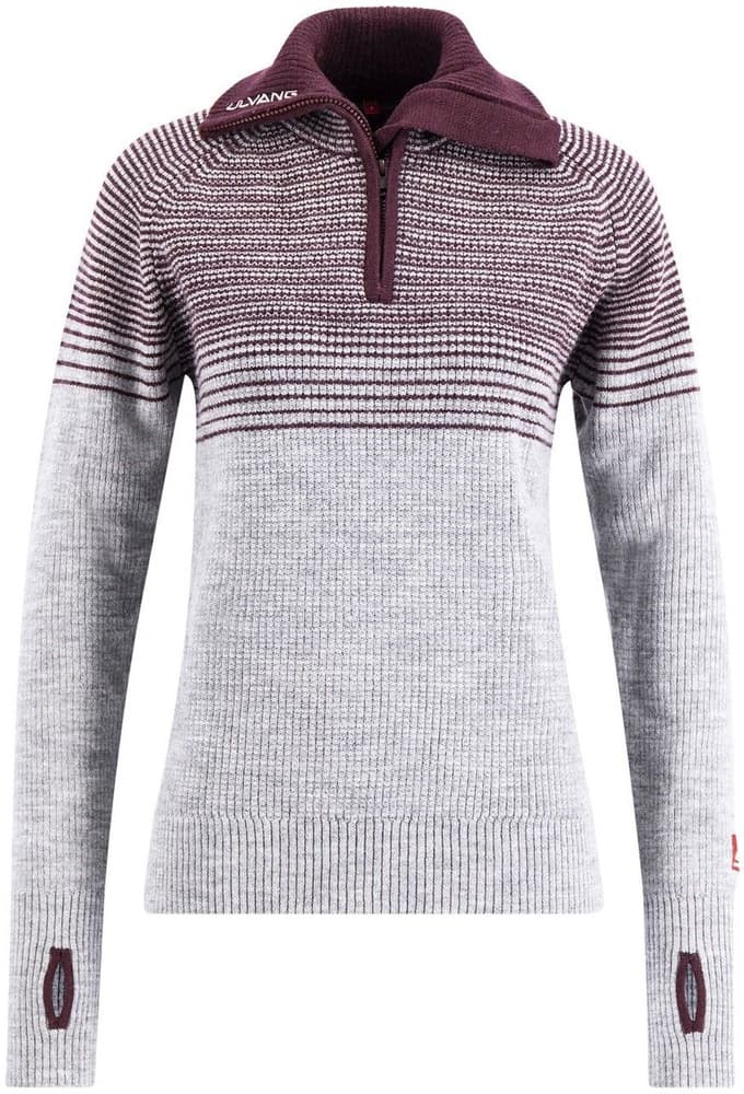 Alta Half Zip Ws Grey Melange/Fig, view: 0