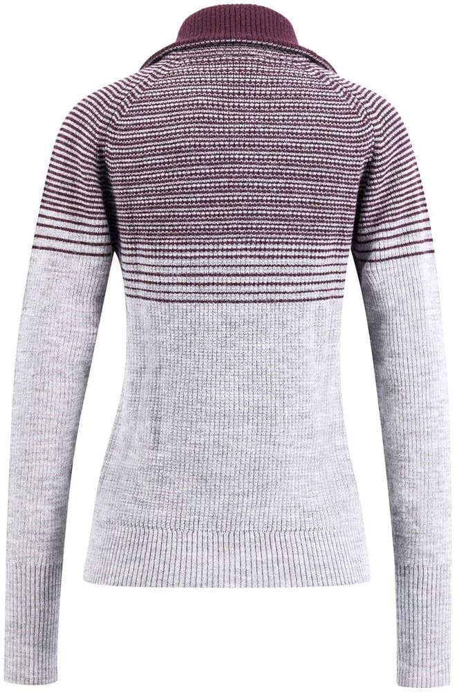 Alta Half Zip Ws Grey Melange/Fig, view: 2