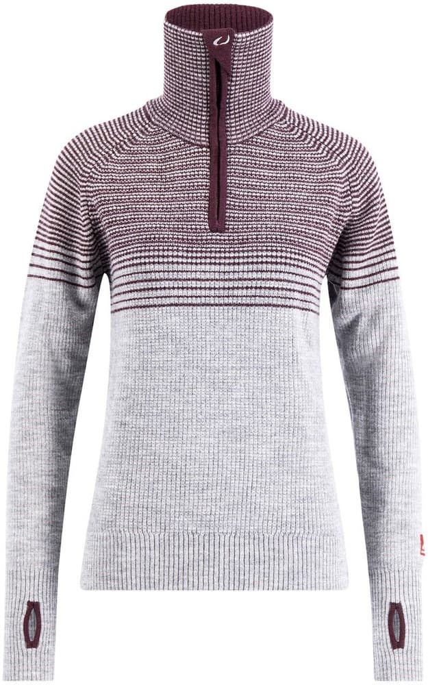 Alta Half Zip Ws Grey Melange/Fig, view: 1