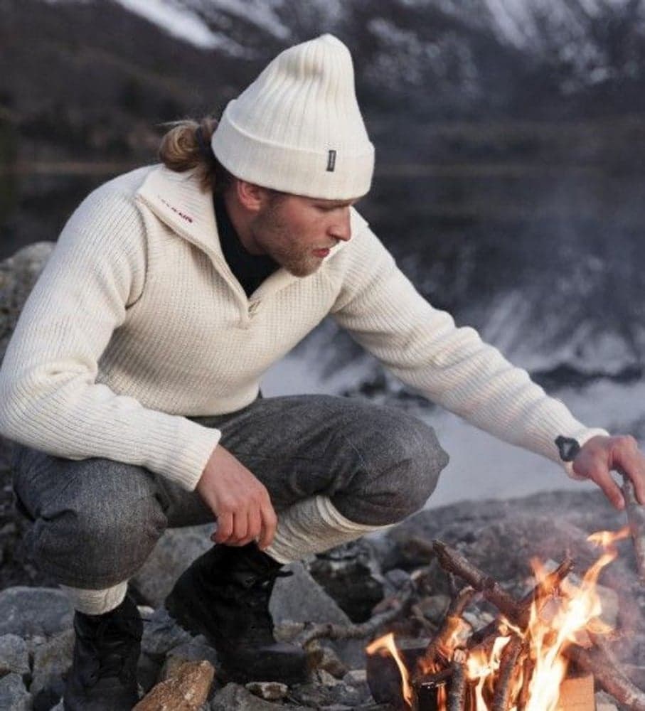 Rav Sweater W/Zip Vanilla, view: 2