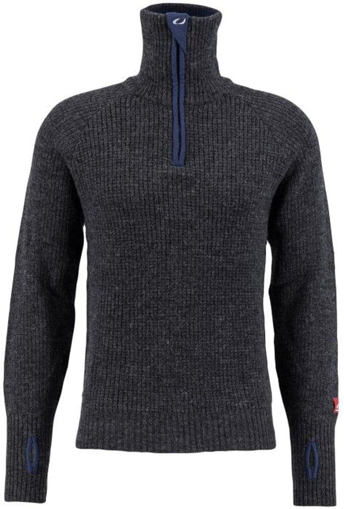 Rav Sweater w/zip Grey Melange, view: 0