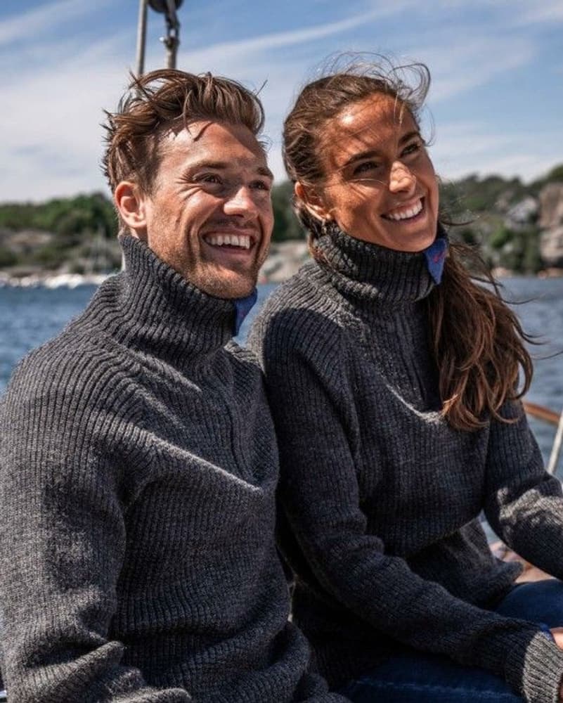 Rav Sweater w/zip Black/Charcoal Melange, view: 3