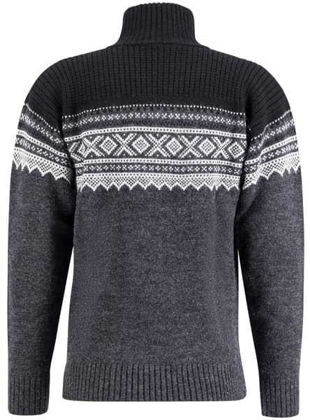 M's Marius Half Zip Charcoal Melange/Black/Vanilla, view: 1