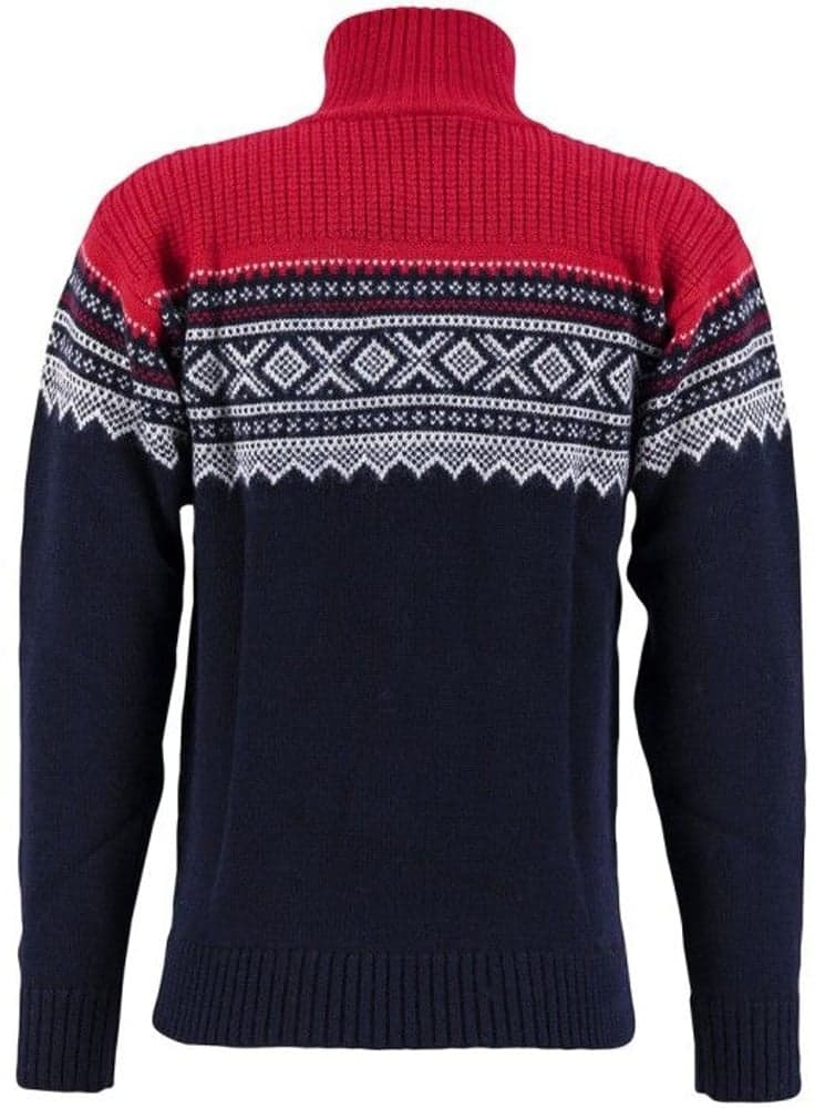 M's Marius Half Zip New Navy/Ulvang Red/Vanilla, view: 1