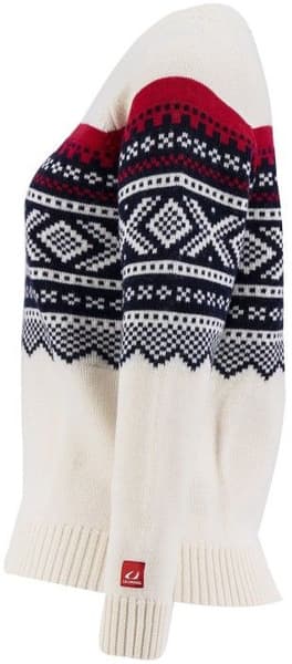 W's Marius Roundneck Vanilla/Ulvang Red/New Navy, view: 2