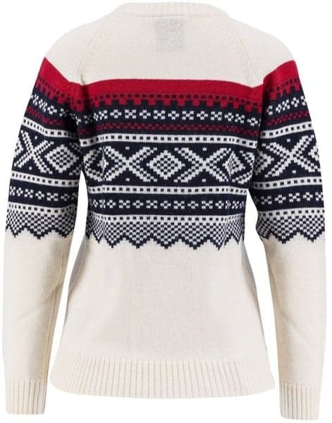 W's Marius Roundneck Vanilla/Ulvang Red/New Navy, view: 3