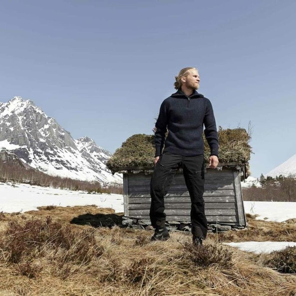 Rav Sweater w/zip New Navy, view: 2