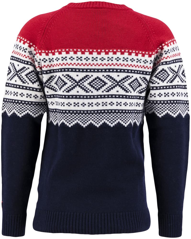 M's Marius Roundneck New Navy/Ulvang Red/Vanilla, view: 2