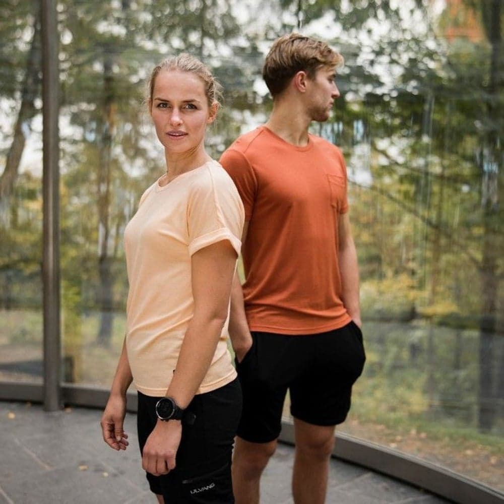 M's Summer Wool tee w/pocket Bombay Brown, view: 3