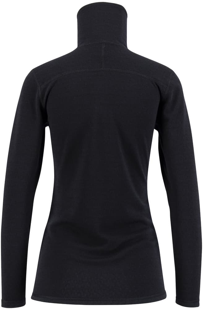 W's Comfort 200 Turtle Neck W/Zip Black/Black, view: 1