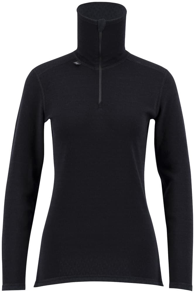 W's Comfort 200 Turtle Neck W/Zip Black/Black, view: 0