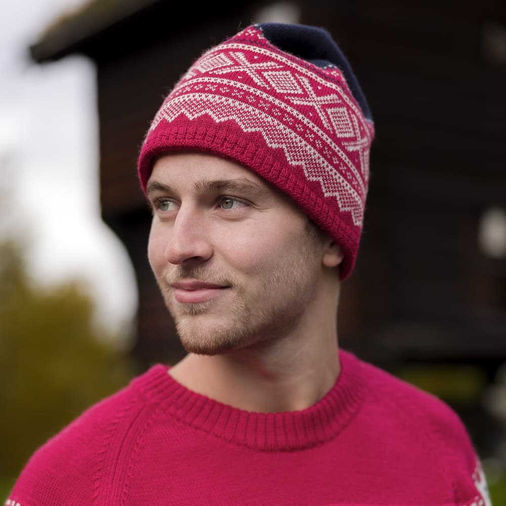 Marius Hat Red/Vanilla, view: 3