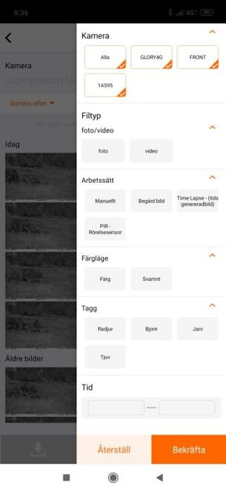 UOVision Glory 4G LTE Cloud - APP Övervakningskamera, view: 8